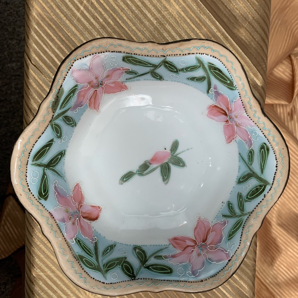 Vintage Hand Painted Bowl